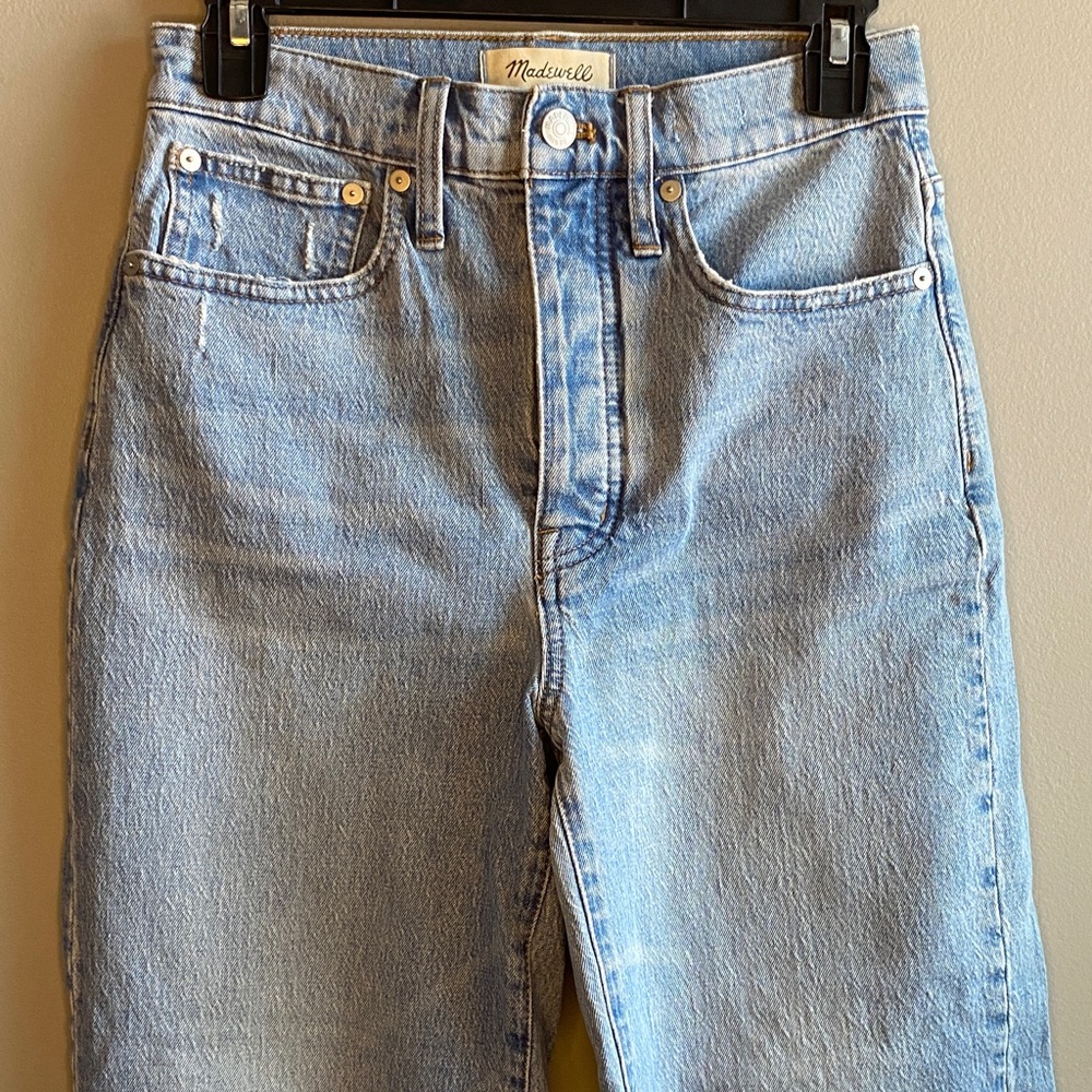 Madewell Balloon Jeans in Blue (Size 25, EUC) - Picture 4 of 8
